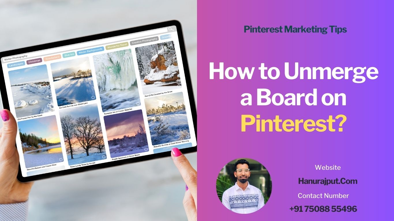 How to Unmerge a Board on Pinterest?